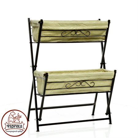 Кованая садовая цветочница