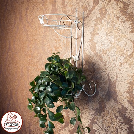 Настенная подставка для цветов из металла 14-602