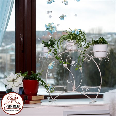 Кованая подставка для цветов  14-915