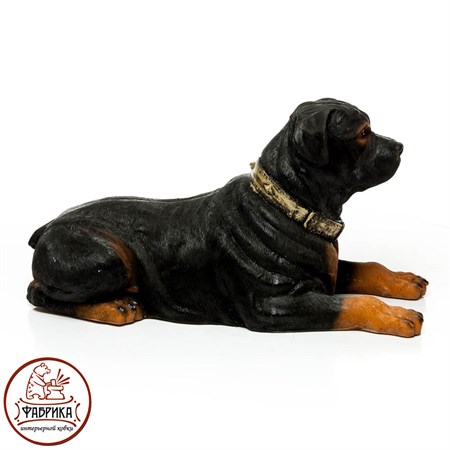 Садовая фигура ротвейлер