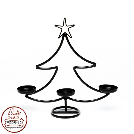 Подсвечник новогодний елка