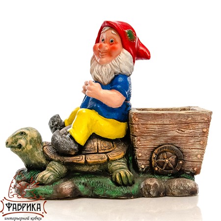 Кашпо для сада Гном F08837 - фото 22715