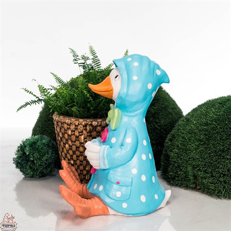 Фигура для сада утёнок