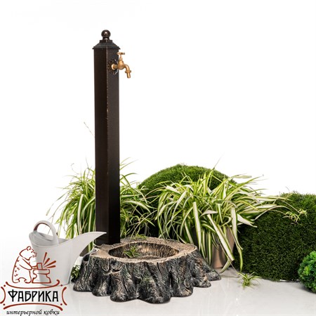 Садовая колонка с поддоном