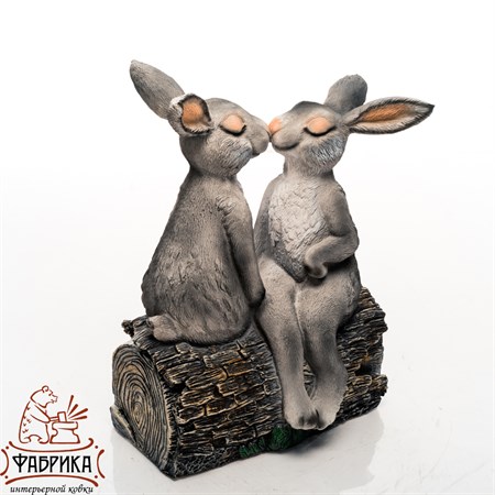 Садовая фигура Зайцы