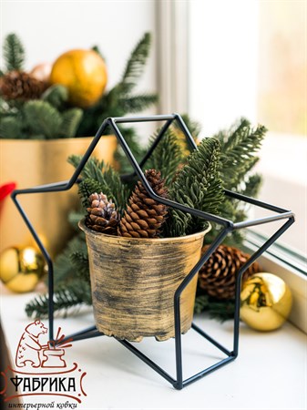 Подсвечник в подарок на Новый год