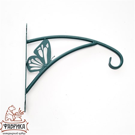 Кронштейн для цветов настенный Бабочка 201-035Gr - фото 28241