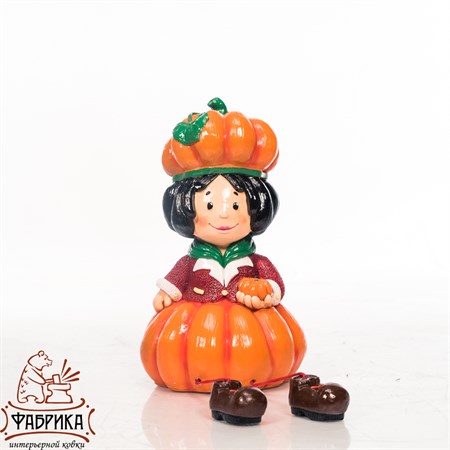 Садовая фигура Гном тыква U09031 - фото 28506