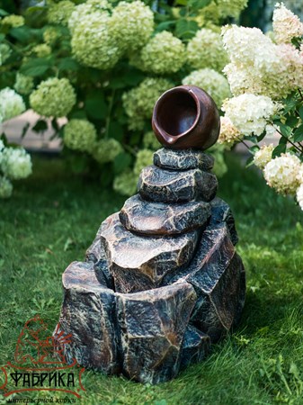 ландшафтный дизайн с фонтаном