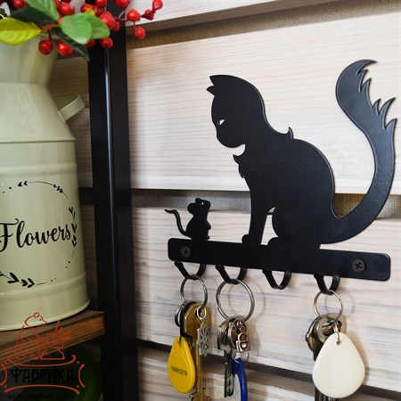 ключница с лазерной резкой по металлу