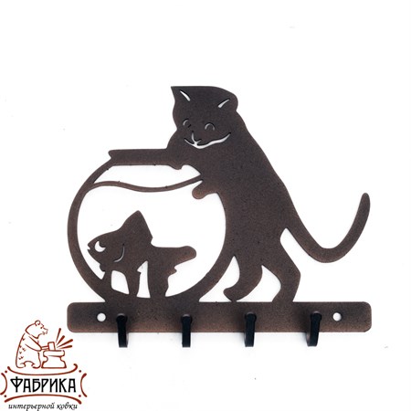 настенная металлическая ключница