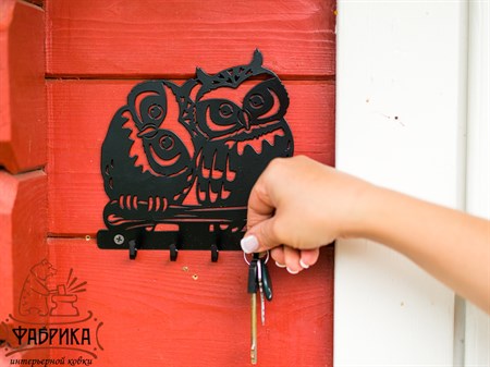 ключница с лазерной резкой по металлу