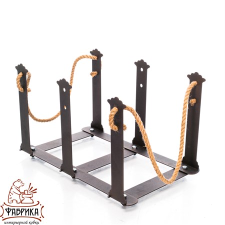 Дровница металлическая