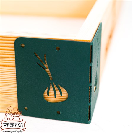 Кронштейн угловой металлический (1шт) для высоких грядок 801-026 - фото 31719