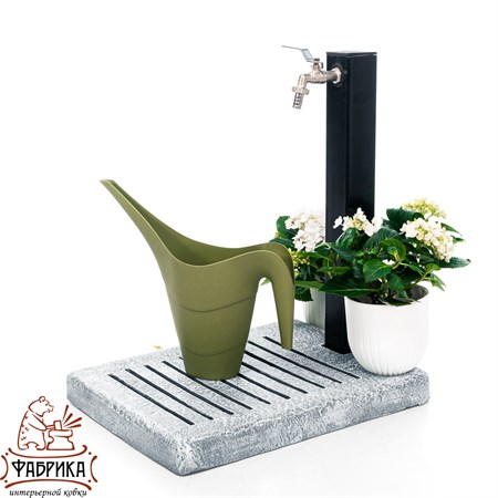 садовая колонка с поддоном