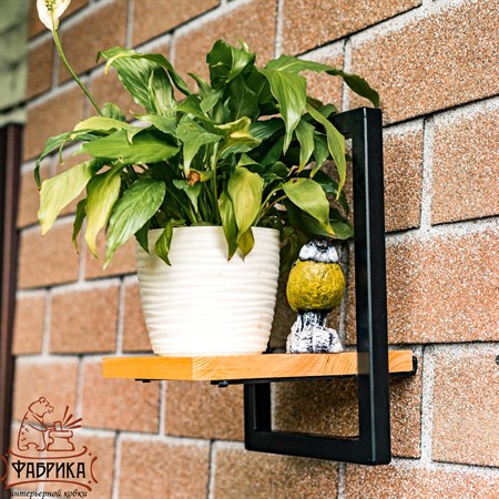 настенная полка лофт