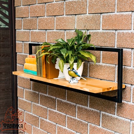 настенная полка лофт