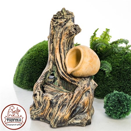 декоративный фонтан из стеклопластика