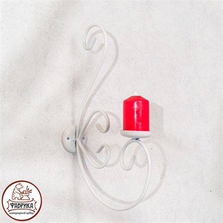 подсвечник 605-02 цв.белый