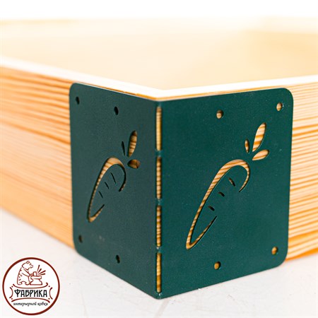 угловой кронштейн для высоких грядок