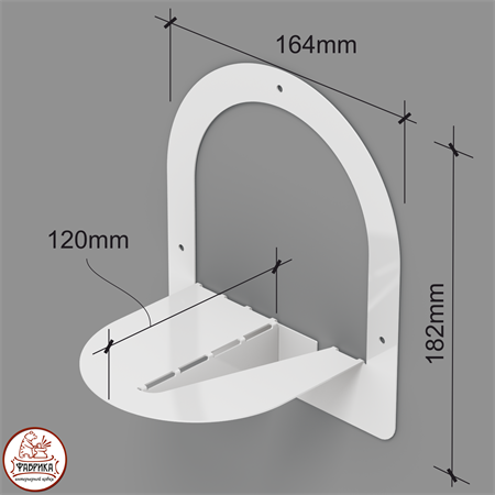 кронштейн настенный для кашпо 201-044
