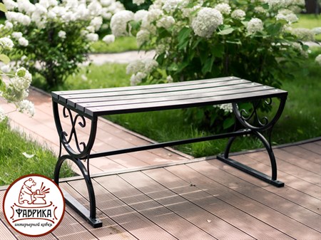 Лавочка из металла 892-001R - фото 35544