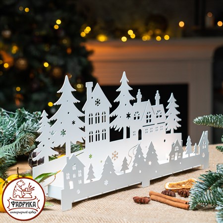 новогодний подсвечник