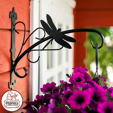 Кронштейн для подвесных кашпо Стрекоза 201-030B - фото 36270