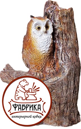 Сова на ветке - фото 4771