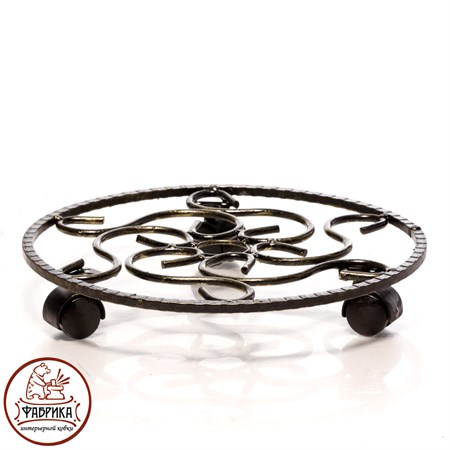 Напольная подставка для цветов из металла