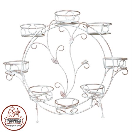 Кованая подставка для цветов на подоконник