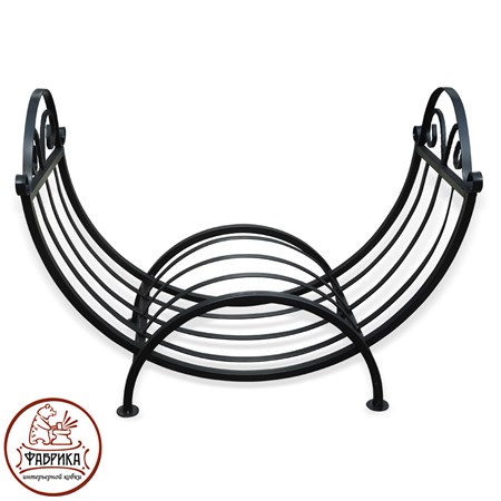 Дровница из металла 