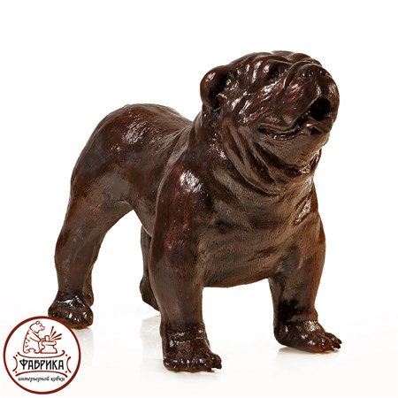 Садовый декор из полистоуна Бульдог US07618