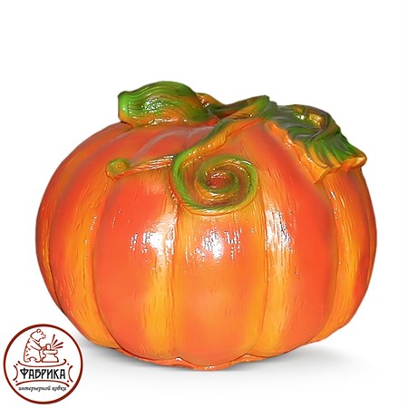 Садовый декор из полистоуна Тыква средняя F02003
