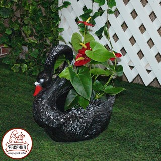 Лебедь средний (кашпо) F07039-B