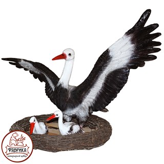 Садовая фигура Аисты 