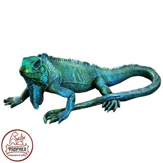 Садовая фигура из полистоуна Игуана Большая F01275
