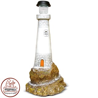 Садовая фигура из полистоуна светильник Маяк F07125