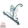 Кронштейн для подвесных кашпо Бабочка 201-032Gr - фото 28250