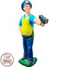 Садовая фигура из полистоуна Гаишник с Радаром F07283